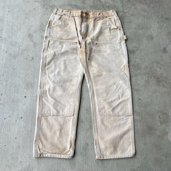 Carhartt Other - Carhartt faded brown double knee work wear carpenter pants